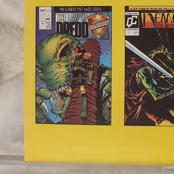 Judge Dredd: Law of Dredd #7 (1990) Quality Comics, Dinosaur, I am the Law - Picture 12 of 14